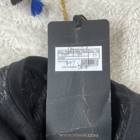 Yerse Special Edition oversized long sleeved cotton sweatshirt, size XS T1 NWT - Picture 7 of 9